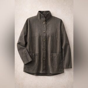 Gudrun Sjoden Women's Brown Organic Cotton Daisy Jacket Size Medium